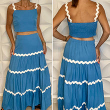 Load image into Gallery viewer, Cotton Top &amp; Skirt Set
