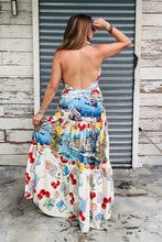 Load image into Gallery viewer, Amalfi Coast Halter Maxi Dress
