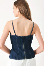 Load image into Gallery viewer, Twist Denim Top
