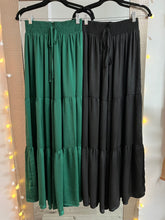 Load image into Gallery viewer, Drawstring Silk Palazzo Pants
