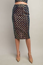Load image into Gallery viewer, Mermaid sequin pencil skirt
