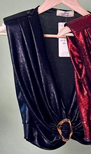 Load image into Gallery viewer, Metallic Crop Top
