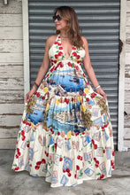 Load image into Gallery viewer, Amalfi Coast Halter Maxi Dress
