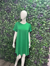 Load image into Gallery viewer, Basic Green Mini Dress
