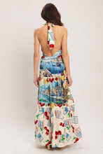 Load image into Gallery viewer, Amalfi Coast Halter Maxi Dress
