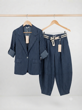Load image into Gallery viewer, Striped Blazer Set
