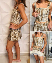 Load image into Gallery viewer, Zip-Up Top And Buckle Skort Set (RUNS SMALL)

