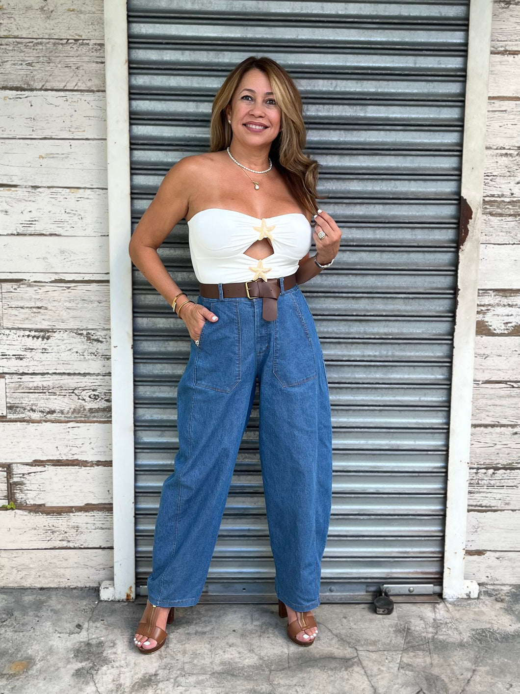 Sea Star Strapless Bodysuit