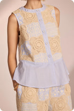 Load image into Gallery viewer, Crochet Striped Top ONLY
