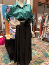 Load image into Gallery viewer, Drawstring Silk Palazzo Pants
