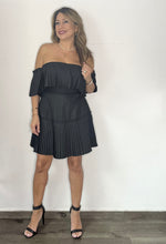 Load image into Gallery viewer, Off The Shoulder Ruffled Mini Dress
