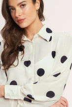 Load image into Gallery viewer, Polka Dot Blouse Ivory
