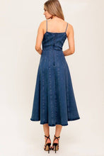 Load image into Gallery viewer, Classic Denim Midi Dress
