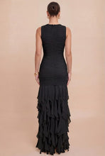 Load image into Gallery viewer, Crochet Ruffle Hem Maxi Dress
