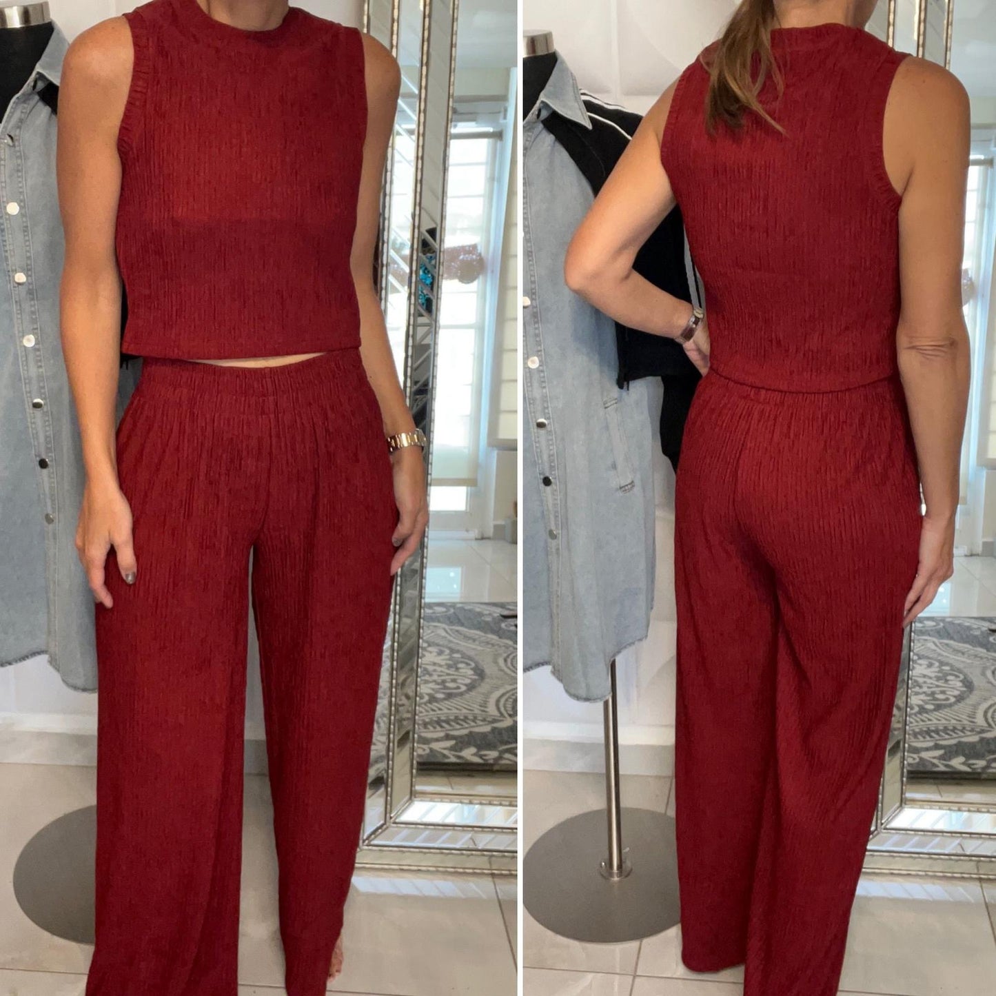Top and Pants Comfy Set