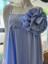 Load image into Gallery viewer, Blue Stripes Maxi Dress
