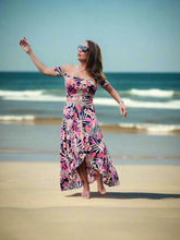 Load image into Gallery viewer, Wild Flower Off Shoulder Maxi Dress
