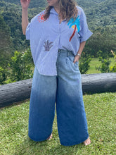 Load image into Gallery viewer, Ombré Denim Palazzo
