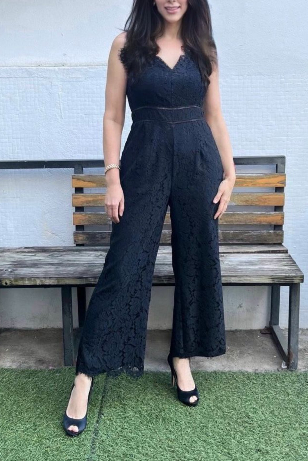 Black Lace Jumpsuit