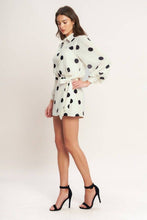 Load image into Gallery viewer, Polka Dot Skort Ivory
