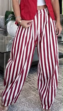 Load image into Gallery viewer, Cotton Striped Barrel Pants
