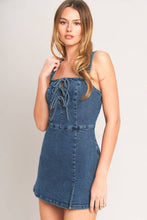Load image into Gallery viewer, Washed Denim Romper
