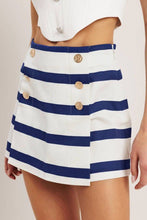 Load image into Gallery viewer, Nautical Mini Skirt (Skort)
