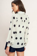 Load image into Gallery viewer, Polka Dot Blouse Ivory
