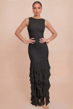Load image into Gallery viewer, Crochet Ruffle Hem Maxi Dress
