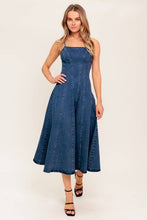Load image into Gallery viewer, Classic Denim Midi Dress
