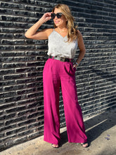 Load image into Gallery viewer, Magenta Trouser Pants
