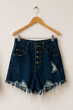 Load image into Gallery viewer, Denim Ripped Shorts
