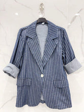 Load image into Gallery viewer, Striped Blazer Set

