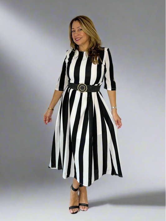 Vertical Stripes Dress