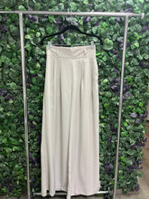 Load image into Gallery viewer, Cream High Waisted Palazzo Pants
