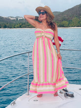 Load image into Gallery viewer, Strapless Cotton Midi Dress
