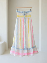 Load image into Gallery viewer, Strapless Cotton Midi Dress
