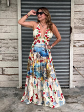 Load image into Gallery viewer, Amalfi Coast Halter Maxi Dress
