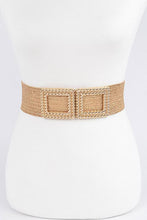 Load image into Gallery viewer, Gold buckle Elastic Belt
