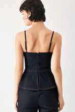 Load image into Gallery viewer, Dark Denim Jumpsuit
