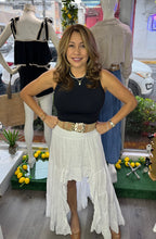 Load image into Gallery viewer, Linen High Low Maxi Skirt Solids
