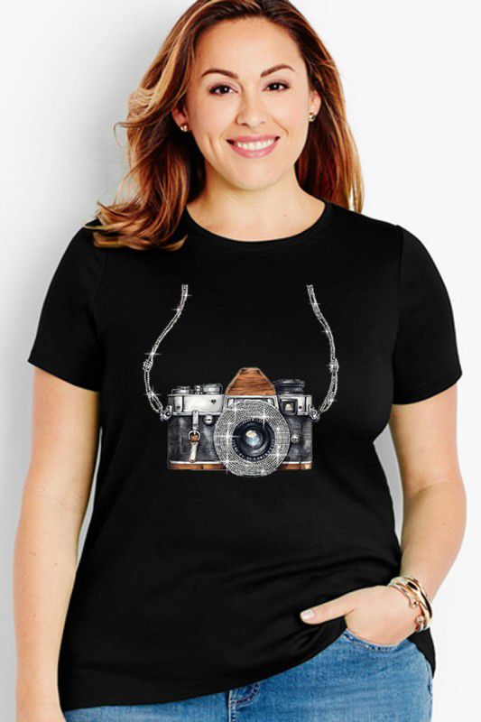 Plus Size Camera T-Shirt