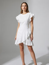 Load image into Gallery viewer, White Ruffle Dress
