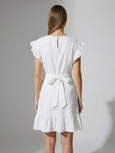 Load image into Gallery viewer, White Ruffle Dress
