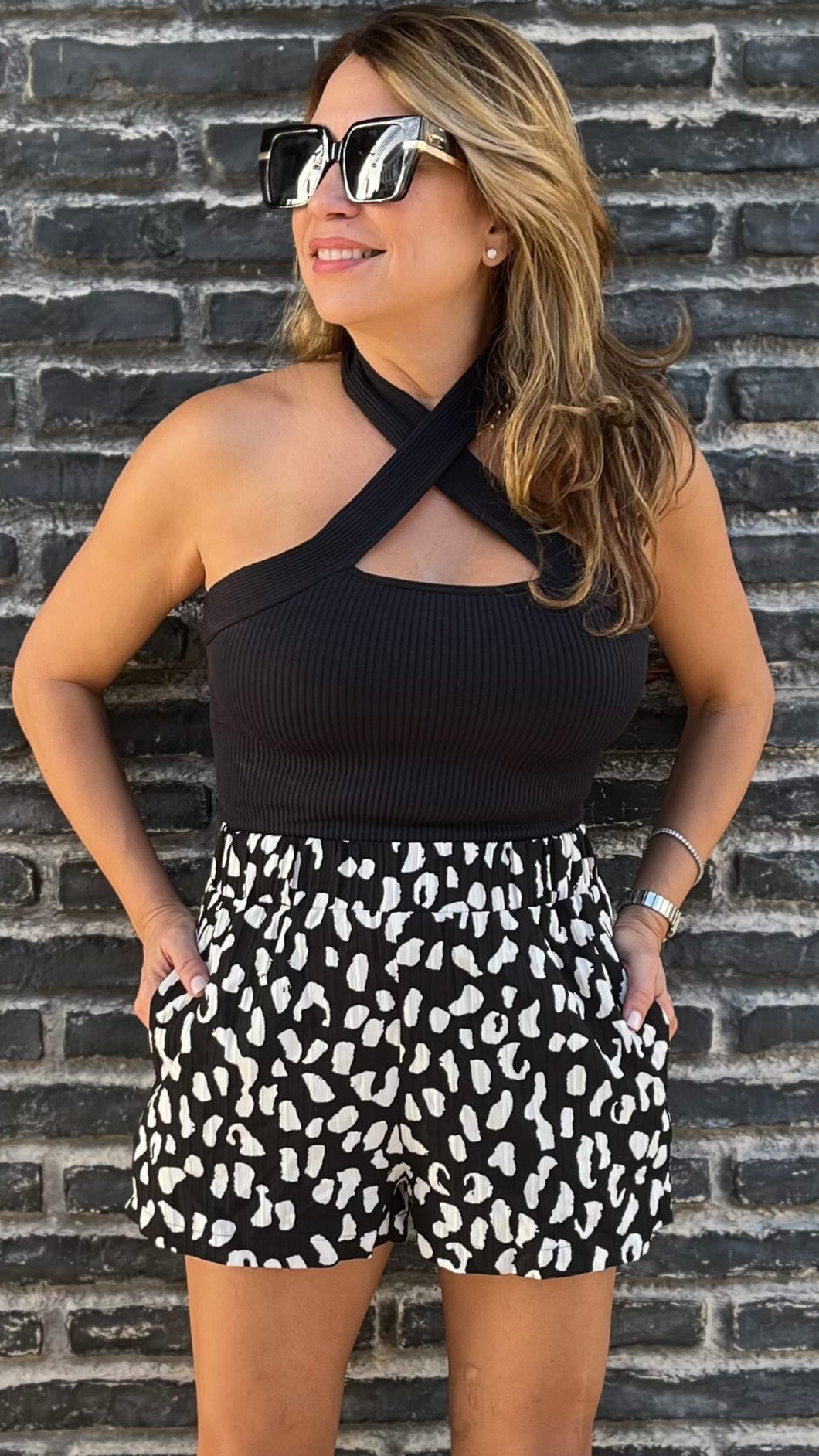 Cheetah Print Shorts