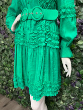 Load image into Gallery viewer, Green Crochet Dress
