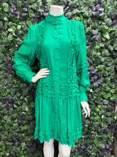 Load image into Gallery viewer, Green Crochet Dress
