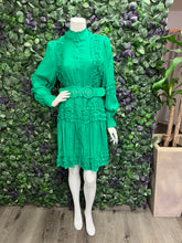 Load image into Gallery viewer, Green Crochet Dress
