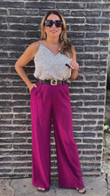 Load and play video in Gallery viewer, Magenta Trouser Pants
