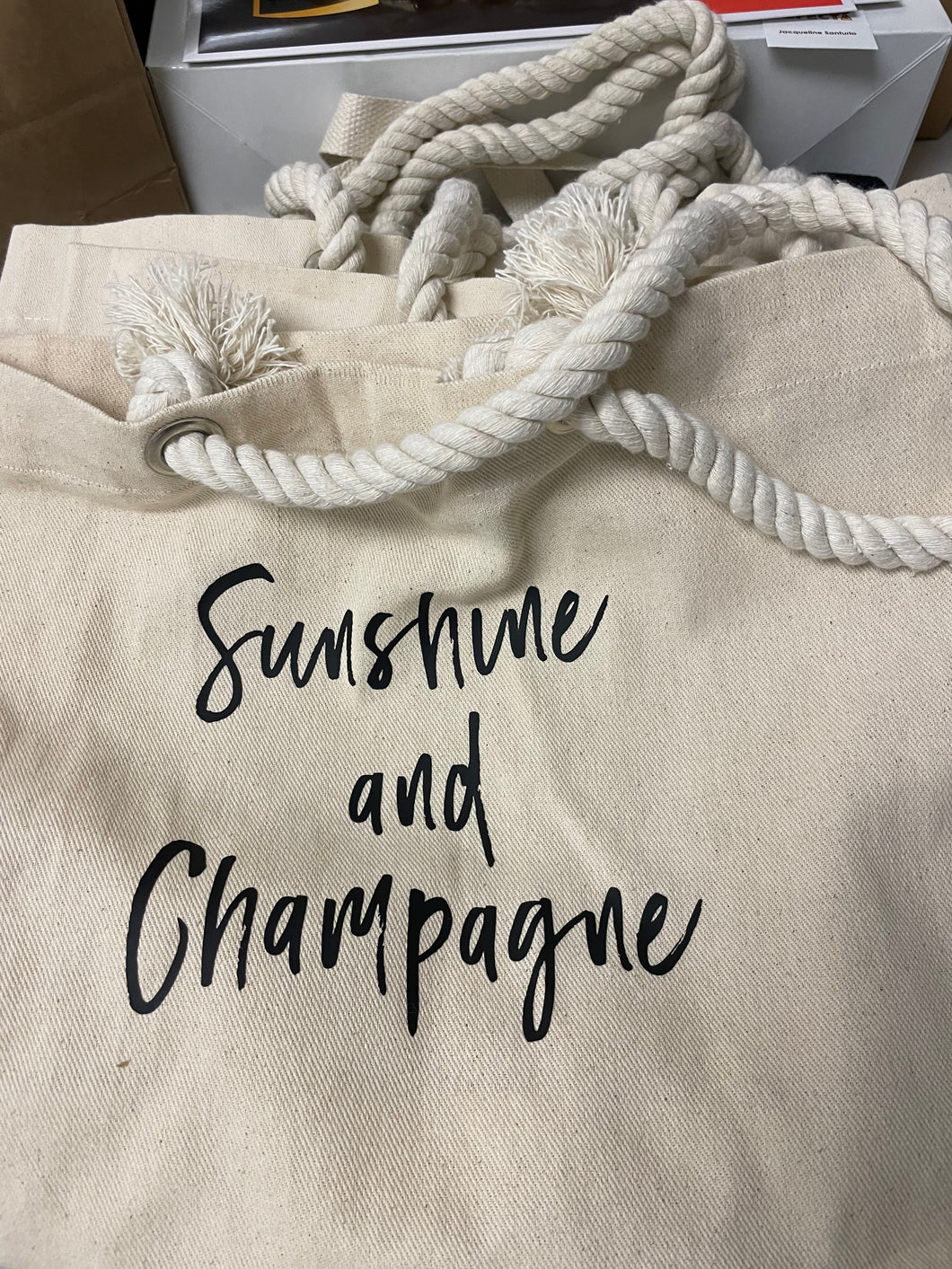 Champagne Beach Bags